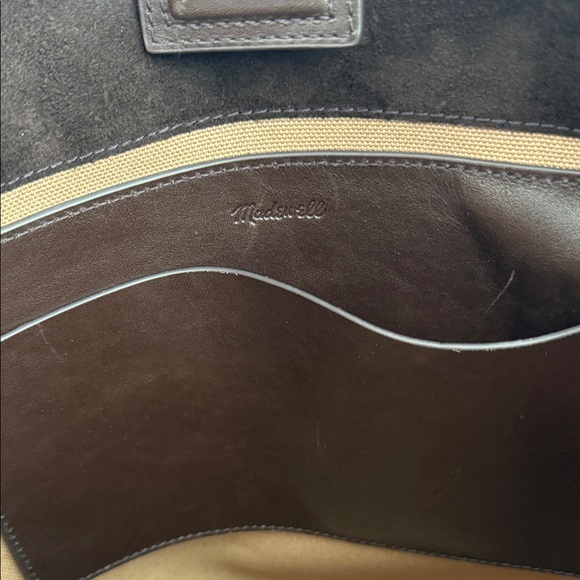 Madewell Brown Suede Bucket Bag - Picture 4 of 4